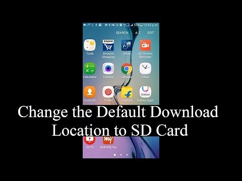 How to change the default download location to external SD card in Android devices (Without Root)
