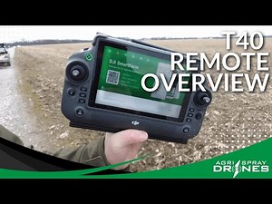 Remote Overview | DJI Agras T40 | Agri Spray Drones
