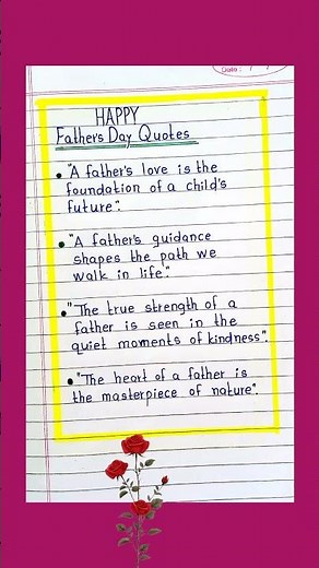 HAPPY Father's Day Quotes || Father's Day Quotes in English ||