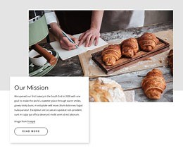 Bakery mission - Template by Nicepage