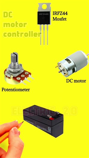 DC motor controller #Motor #control #circuit #Coolingfan #controller | Electric 2.0