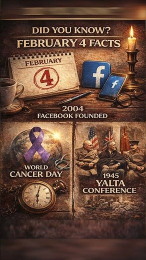 Did you know these moments happened on February 4?Three events that changed history forever.#shorts