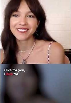 Olivia Rodrigo singing "Olivia" by One Direction