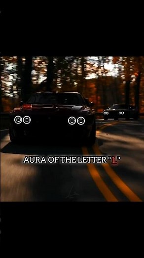 "The aura of the letter 'L'✨