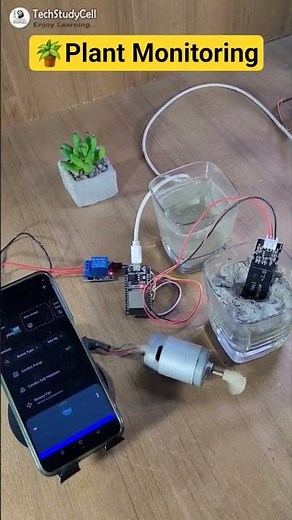 IoT Plant Monitoring System #shorts #youtubeshorts #esp32