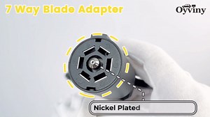 Amazon.com: Oyviny 7 Way to 4 Way Trailer Plug Adapter, RV Blade 7 Pin Round to 4 Pin Flat Trailer Light Adapter 11.6 Inches : Automotive