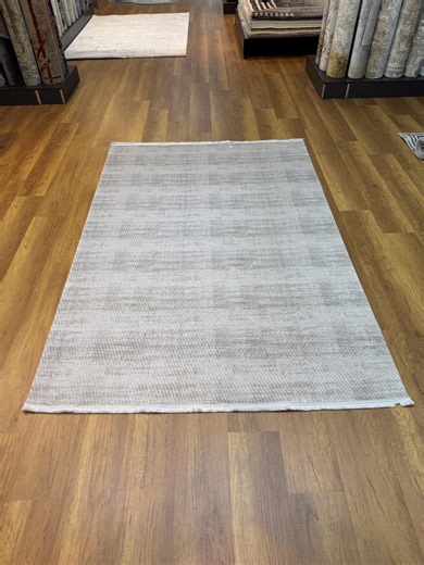 Gray Area Rug, Bamboo Silk Grey Carpet, 5x8 Ft Authentic Rugs, Bedroom Home Decor - Etsy