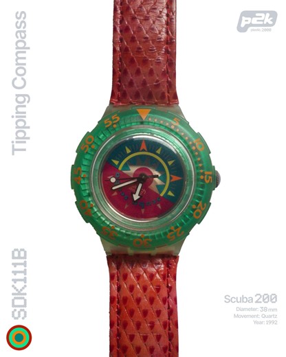 Swatch Scuba 200 Tipping Compass [SDK111B] - Etsy
