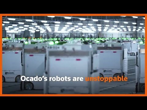 Ocado's robots supply groceries to Londoners