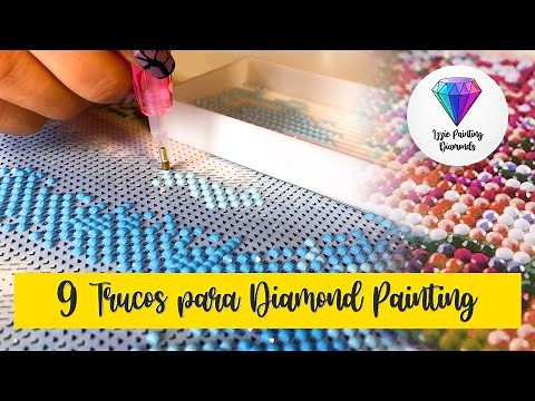 9 Trucos para Pintura Diamante - 9 Tips for Diamond Painting (Eng Sub)