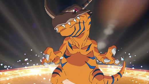 Digimon Adventure: Agumon Evolution to Greymon