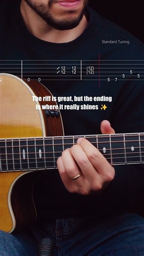 The riff is great, but the ending is ✨
