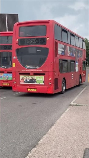 19865 (LX12CZU) leaving Plumstead bus garage #fortheloveofbuses #publictransport #shorts