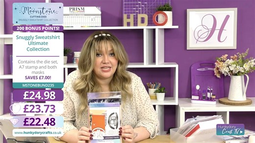 Snuggle up and get ready for the show! Weâ€™re bringing you a fabulous set of Moonstone Dies, plus a brand-new Fatherâ€™s Day Combo you wonâ€™t want to miss. | Hunkydory Crafts