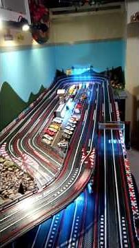 tomy afx ho slot car racing track