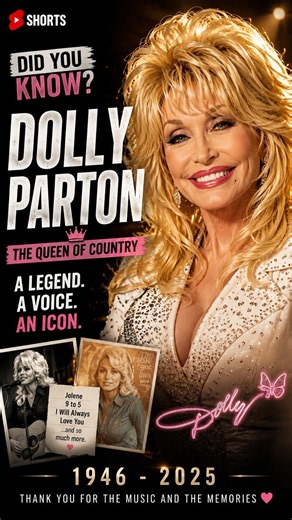 Remembering Dolly Parton (1946–2026) 🕊️ Her Incredible Live Vocal Trick #Shorts