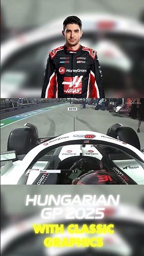 Esteban Ocon's 🏎️⚡️3.1s PIT STOP | 2025 Hungarian Grand Prix with Classic Graphics #f1