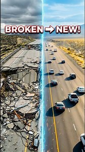 Most Destroyed Road Rebuilt Step by Step 🚘