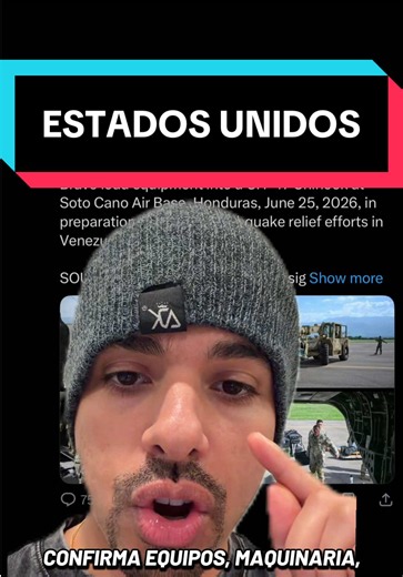 Estados Unidos llega a Venezuela por aire, por mar, y listos pars ayudar 🇺🇸