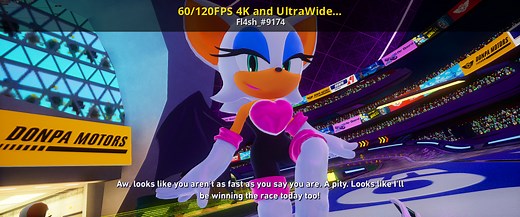 60/120FPS 4K and UltraWide MODS (SWITCH) Mod for Sonic Racing: CrossWorlds | SR:CW Mods