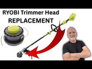 How to Replace the Trimmer Head on a RYOBI String Trimmer (Step-by-Step + Demo!)