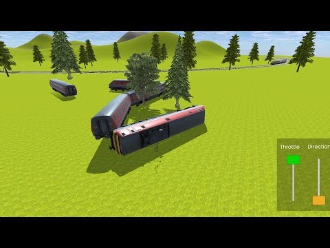 A passenger train simulator