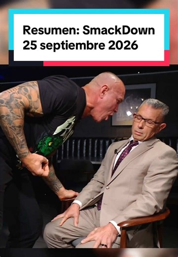 Resumen: SMACKDOWN || 25 septiembre 2026 #wwe #cmpunk #samizayn #alexabliss #randyorton