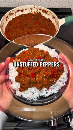 Easy Unstuffed Peppers Recipe
