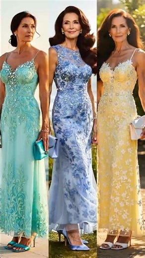 Sophisticated Evening Dresses for Women over 60 #shorts #fashion #design #style #beauty
