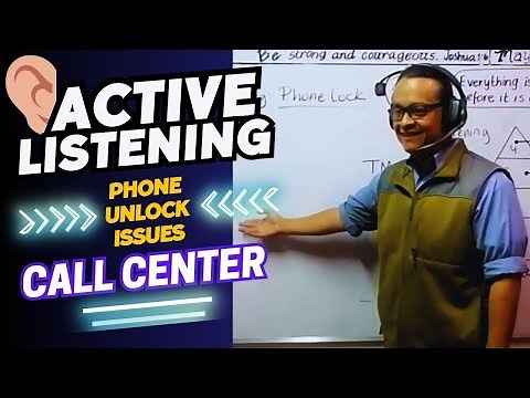 🎙️🎧 Active Listening for Call Centers • Phone Unlock Issues