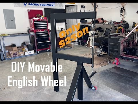 DIY English Wheel on Wheels (with dimensions)