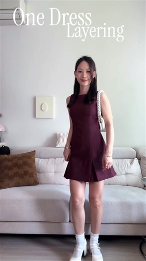 It’s Jcnana 蒨蒨 on Instagram: "今年過年前必備的酒紅色！可以漂漂亮亮吃團圓飯 版型超好很修身 微傘狀的裙擺可以打造出更好的臀腰比 同時對小肚子很有寬容度 配上上個月出的酒紅色內搭 一整套從冬天能夠一路穿到春天 留言告訴我 喜歡洋裝的哪一色 🙌 全部單品都是 @jacnana.official January 15"