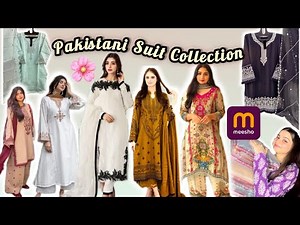 Pakistani Suit from Meesho | Wedding Outfit Collection #meeshohaul #pakistanisuits #weddingoutfit