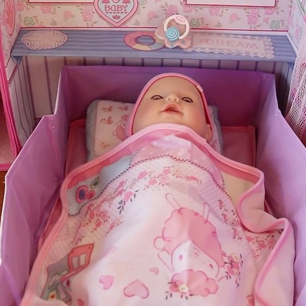 Baby Annabell Bedroom Setup & Bedtime Routine & "Bring Back My Bonnie" Song #babydoll #pretendplay
