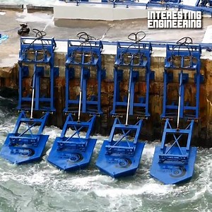 This technology generates electricity from waves. #engineering | Interesting Engineering