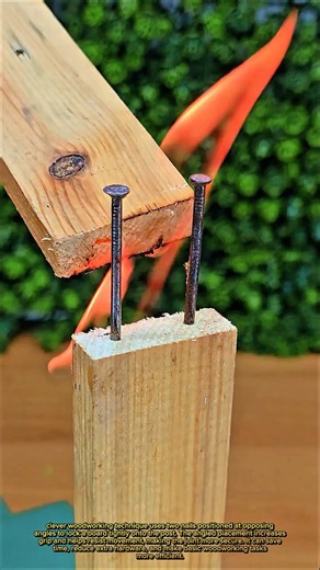 Smart Nail Trick That Makes Wood Joints Stronger!
