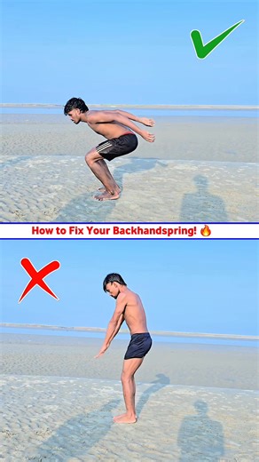54K views · 979 reactions | How to Fix Your Backhandspring! #shorts #backhandspring #tutorial | suraj.flipper | Facebook