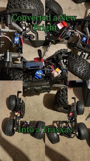 Converted my New Bright RC to Tracxas #traxxas #rc