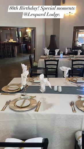 🎉 Celebrate Life’s Milestones at Leopard Lodge! 🦁✨From unforgettable 80th birthdays to intimate family gatherings — Leopard Lodge offers breathtaking views, warm hospitality, and a setting like no other.📍Host your next event where memories are made.📞 Book now and let us make your special day truly extraordinary!#LeopardLodge #CelebrateInStyle #MagaliesMoments #SpecialEvents | Leopard Lodge Hartbeespoort