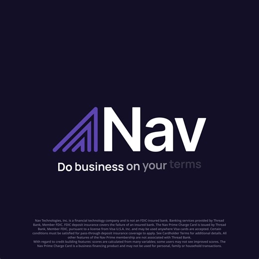 Nav is the only place where you can track your FICO SBSS score, the score that the SBA uses to determine eligibility. | Nav
