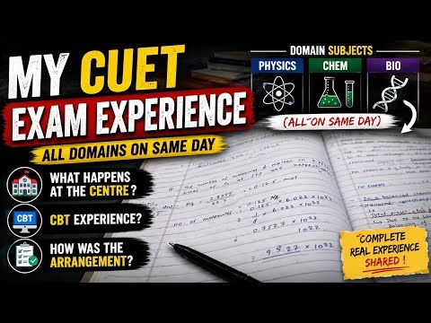 This is what happened on my CUET exam day
