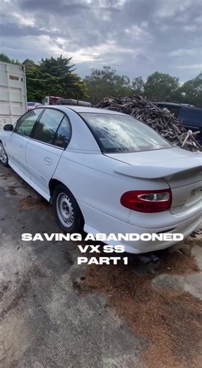 This is a start of a series of saving Aussie cars. This series will consist of saving this 2002 VX SS Commodore that need alot of work. Stay tuned for updates👍 #holden #holdencommodore #aussiecars #carrestoration #v8