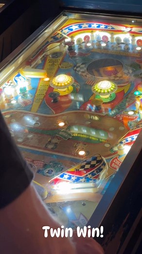 With a spinner and a turret shooter that launches from the middle Twin Win is a fun one. | Pinball Rebel