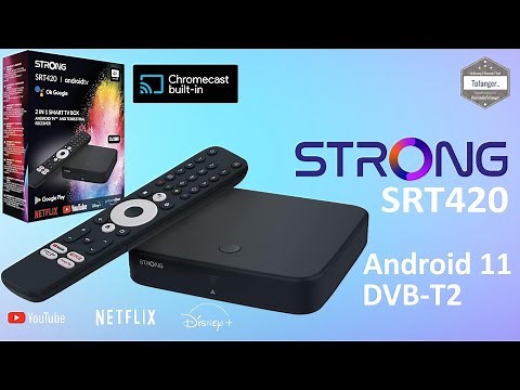 STRONG SRT420 Android TV Box & TNT DVBT2 - Passerelle Multimédia -- Android 11 - 2GB Ram & 16GB Rom