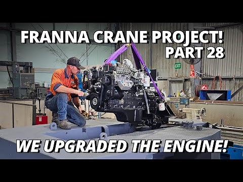 Test Fitting the NEW Engine and it’s a BIG Upgrade! | Franna Crane Project | Part 28