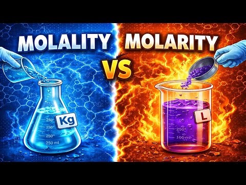 Molality vs Molarity | Difference Explained Simply #chemistry #molality #molarity #viral