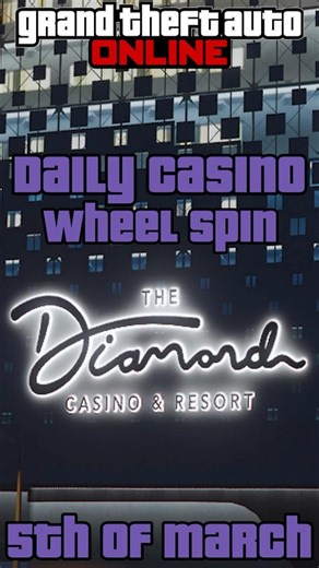 GTA 5 Daily Casino Wheel Spin #gta5 #gta5online #gtav #gaming