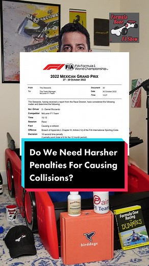 Do the FIA need to crack down harder on drivers who cause a collision? #formulabone #formula1 #f1 #f1tiktok #debate #fyp