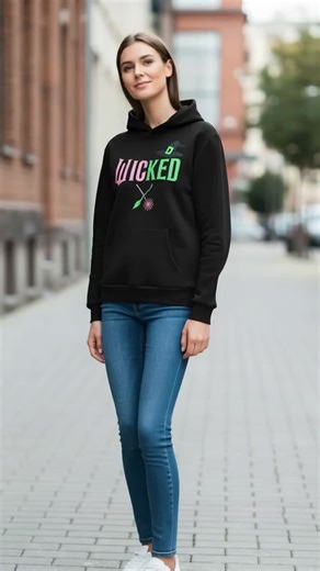 Wicked Musical Glitter Graphic Hoodie, Witch Hat Design, 3 Logo Sweatshirt, Fan Favorite Casual Ip for Women #hoodies #oversizedhoodie #halloweenhoodieblanket #pacsunhoodies #glitterwifeyhoodie #amazonhoodie #quiltedhoodie #unisexhoodie #lolahoodie #floralhoodie