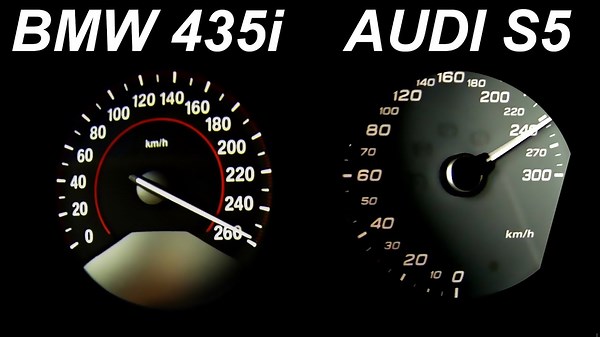 Audi S5 vs BMW 435i – Review, Autobahn Acceleration and 0-250 km/h Test